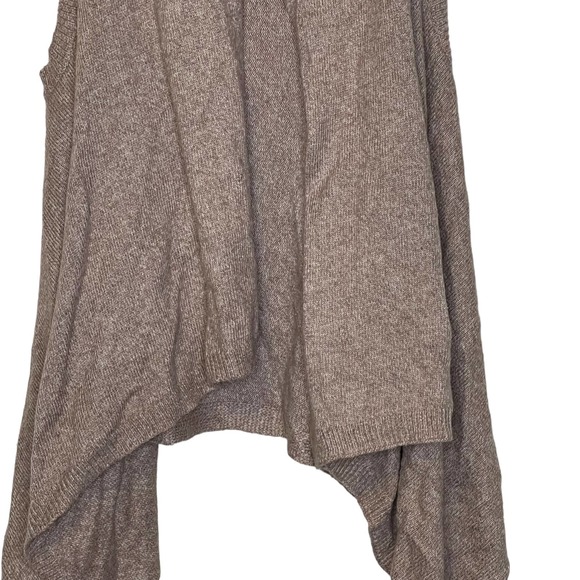 Old Navy Knit Sweater Vest‎ Open Front Shrug Cardigan Sleeveless Women Small Tan - Picture 3 of 8